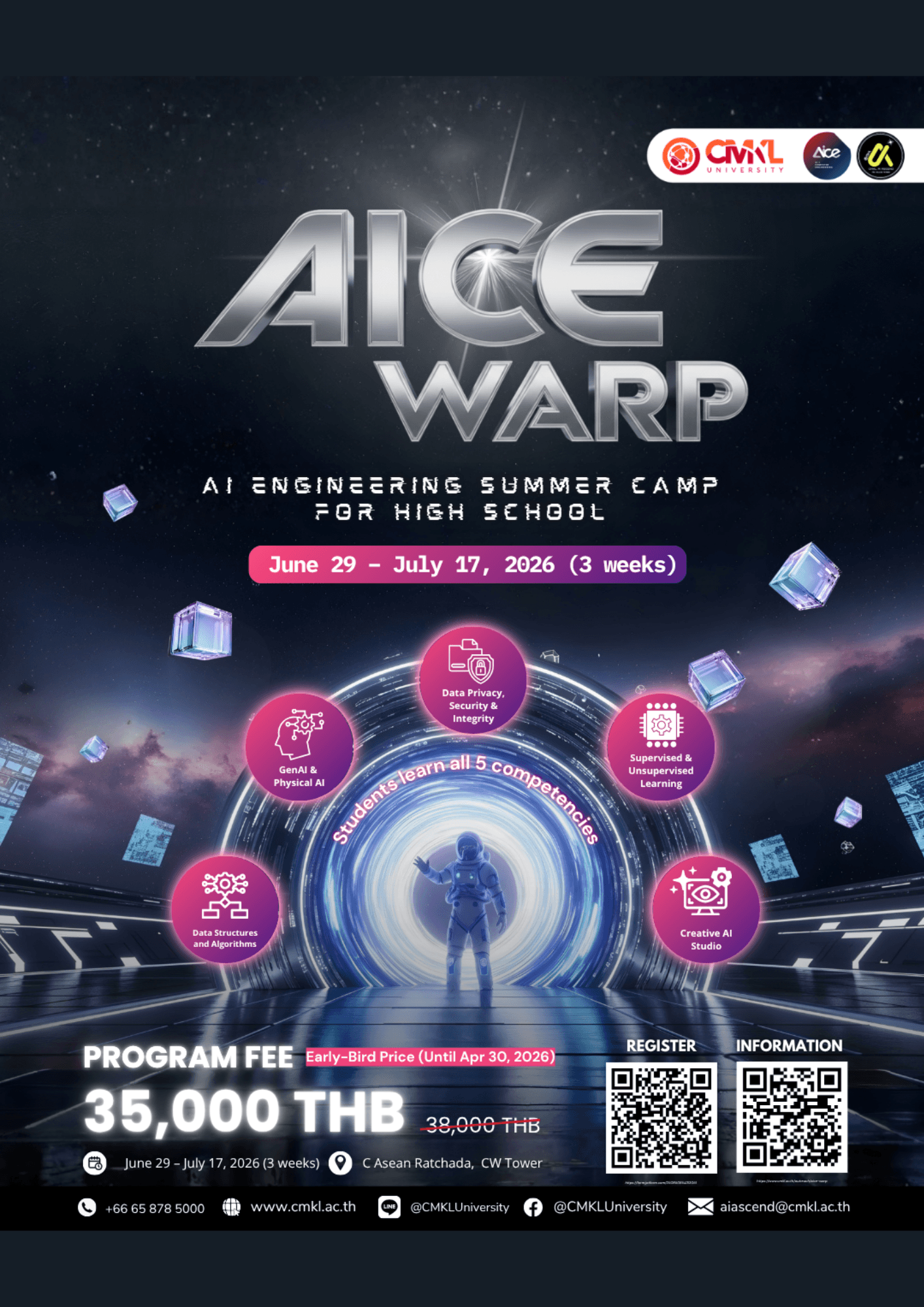 AiCE WARP Camp 2026 - AI Engineering Summer Camp for High School